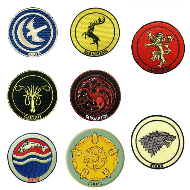House Greyjoy Game of Thrones symbol Embroidered Iron-On Sew-On patch 